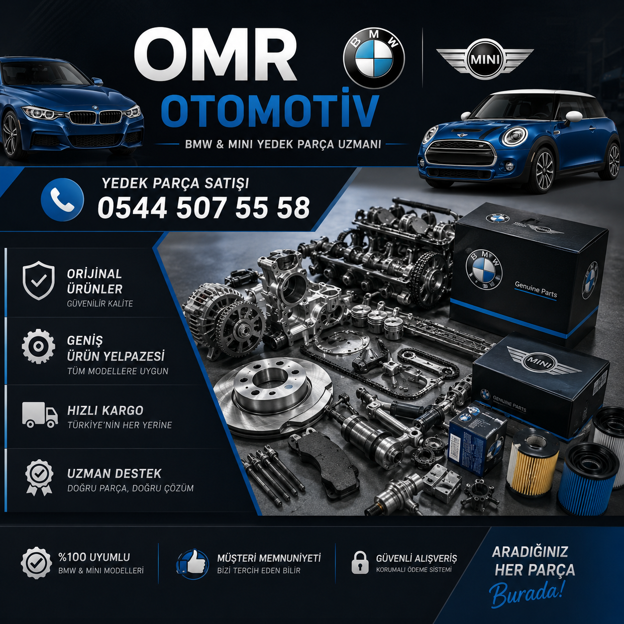 Burdur BMW Orijinal Yedek Parça